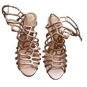 Vince Camuto Women's Metallic Strappy Sandals - 8.5 NWOT!